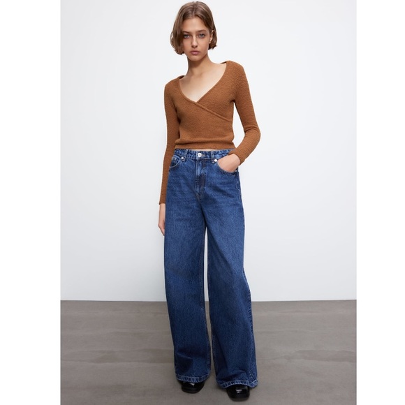 ZARA TEXTURED KNIT SWEATER - Picture 6 of 6